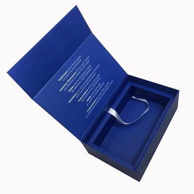 Recycled Materials Customized Luxury Magnet Rigid Flat Lid Magnetic Paper Packaging Gift Box with Paper Insert