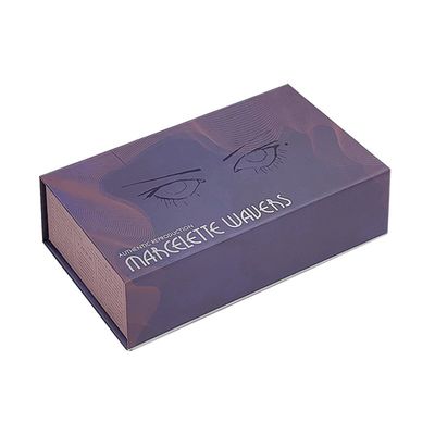 Recycled Materials Customized Luxury Magnet Rigid Flat Lid Magnetic Paper Packaging Gift Box with Paper Insert