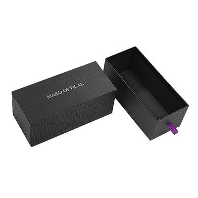 Customer's Specific Requirement Sunglasses Packaging Box with Pull Out Sliding Drawer