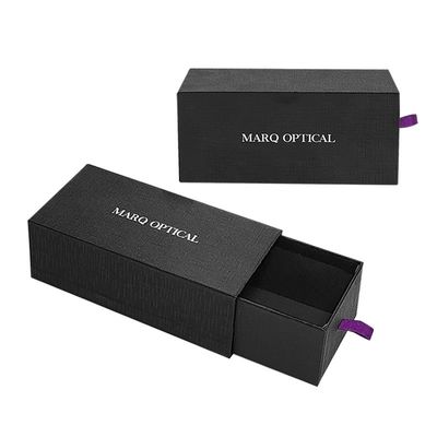Customer's Specific Requirement Sunglasses Packaging Box with Pull Out Sliding Drawer
