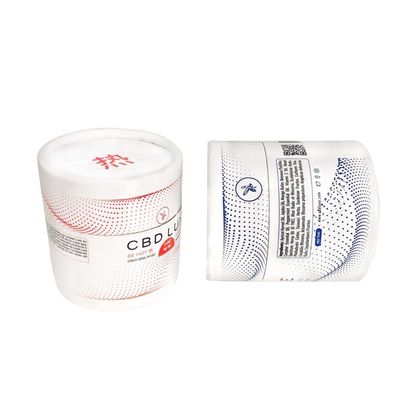 Round Gift Packaging Boxes Recycled Paper Tube Box Packaging CMYK Color
