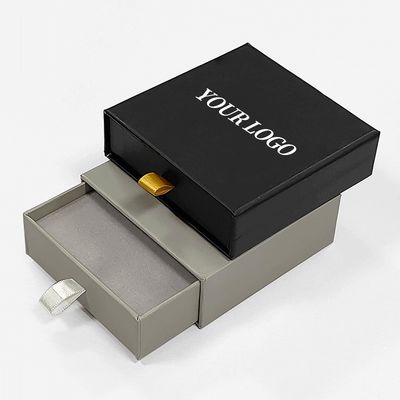 Logo Printing Rigid Boxes for Jewelry Packaging 9x9x3cm Multi-functional Travel Box