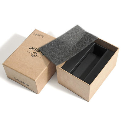 CMYK Rectangle Lid And Base Box Cardboard Paper Empty Wrist Watch Packaging Box