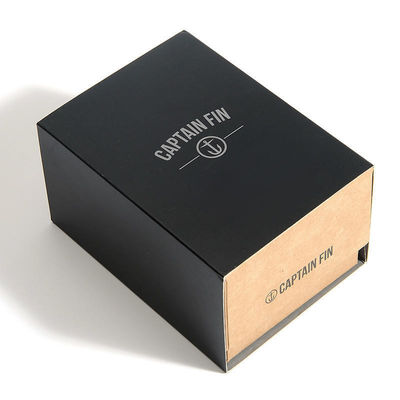 CMYK Rectangle Lid And Base Box Cardboard Paper Empty Wrist Watch Packaging Box