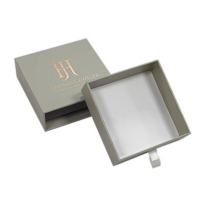 Recyclable Small Sliding Jewelry Box Varnishing Sliding Drawer Gift Boxes