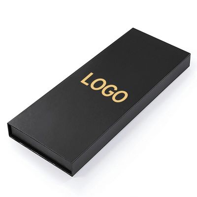 Custom Black Waist Bead Packaging Magnetic Cardboard Closure Gift Box for Custom Sizes