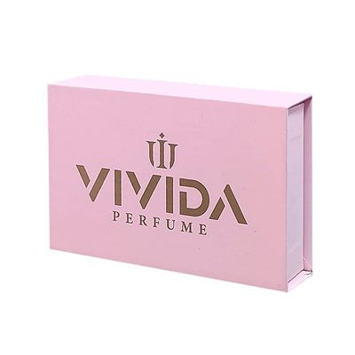 Custom Logo Print Magnetic Book Shape Gift Box for Cologne Perfume and Cosmetics