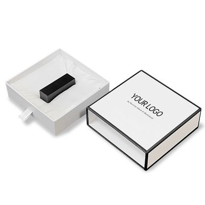 Varnished Satin Lined Rigid Cardboard Sliding Drawer Gift Boxes for Cosmetic Packaging