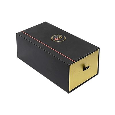 Grey Board Sunglass Eyeglasses Drawer Paperboard Packaging Box with Dlod Foil Surface