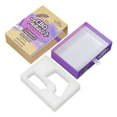 Handmade Rigid Paper Drawer Sliding Packaging Box for Luxury Boxes Metered Inhaler