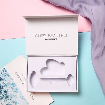 Book Flap Box Custom Logo Printed Magnetic Rigid Box for Guasha Jade Gua Sha Roller Tool