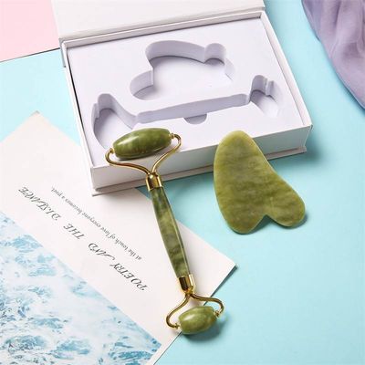 Book Flap Box Custom Logo Printed Magnetic Rigid Box for Guasha Jade Gua Sha Roller Tool