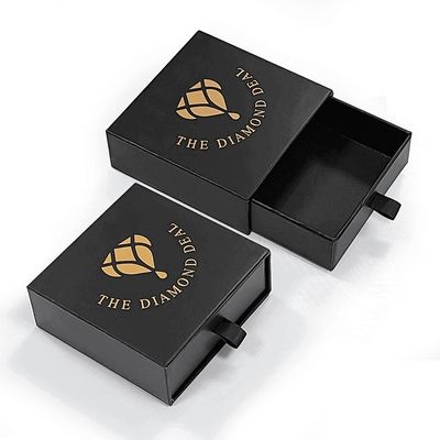 Rigid Cardboard Display Box Jewelry Packaging Box For Necklace Earrings