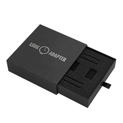 Custom Logo Gift Display Black Rigid Cardboard Watch Box Cases Paper Carton for Benefit