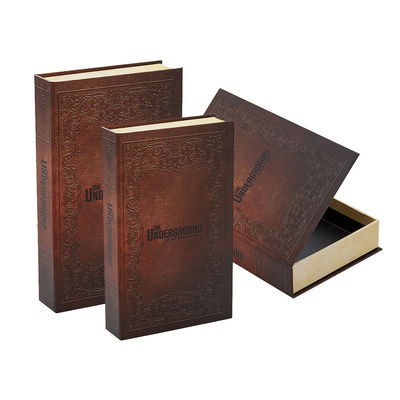 Magnet Closure Decorative Book Shape Cardboard Boxes for Customer's Specific Requirement