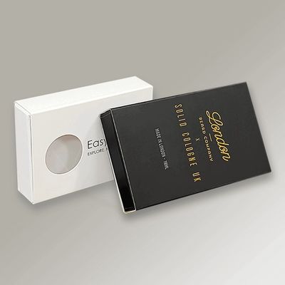 Custom Logo Soap Flower Gift Boxes Printing Soap Package Paper Box with Clear Window