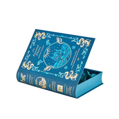 Custom Vintage Magnetic Closure Gift Box Packaging Rigid Paper False Book Box