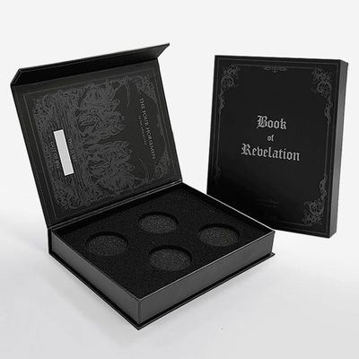 Craft Faux Book Shaped Magnetic Packaging Box Paper Custom Rigid Gift Boxes