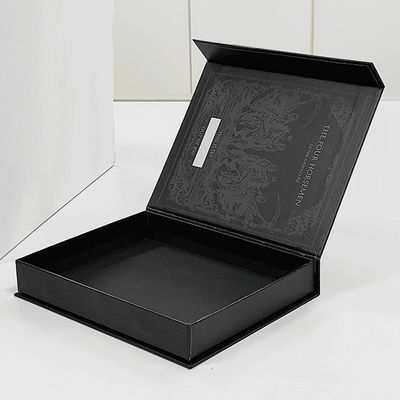 Craft Faux Book Shaped Magnetic Packaging Box Paper Custom Rigid Gift Boxes