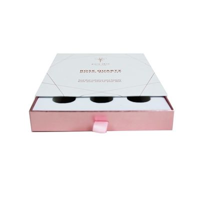 Custom Paper Jewelry Drawer Packaging Box Recycled With Magnet Closure