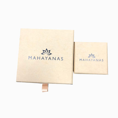 Custom Paper Jewelry Drawer Packaging Box Recycled With Magnet Closure
