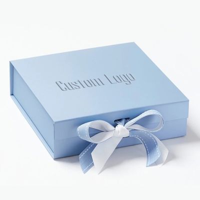 Customized Shape A4 Gift Box With Ribbon And Magnetic Closure For Elegant Packaging