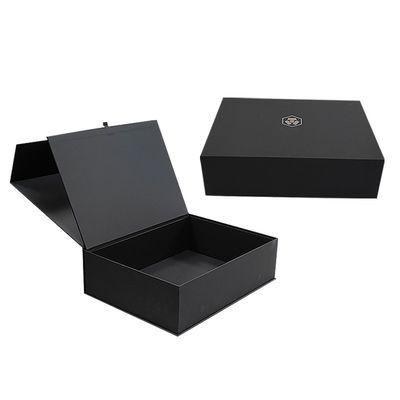 Book Shape Rigid Collapsible Box Magnetic Lid Luxury Folded Paper Gift Box