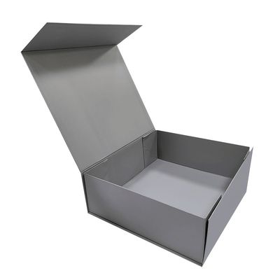 Custom Folding Magnetic  Rigid Collapsible Box With Embossing Printing Handling