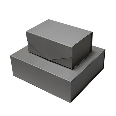 Custom Order Custom Color Size Grey Folding Cardboard Paper Box with Magnetic Lid
