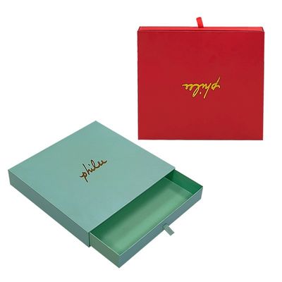 Luxury Cardboard Wallet Packaging Box Drawer Paper Gift Box Packaging Custom Logo