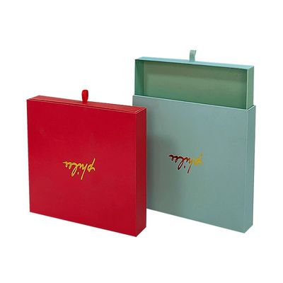 Luxury Cardboard Wallet Packaging Box Drawer Paper Gift Box Packaging Custom Logo