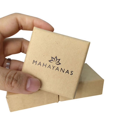 Jewellery Slide Open Gift Boxes Eco Friendly Recycled Brown Kraft Paper Boxes