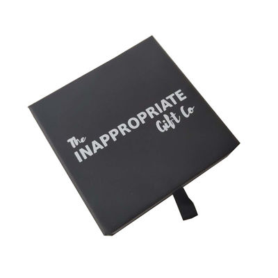 Matte Black Paper Gift Package Box Custom For Jewelry Watch Eyewear