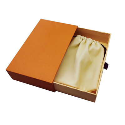 Coated Paper Luxury Slide Drawer Box Jewelry Packing Box with Customer Logo FSC Certified