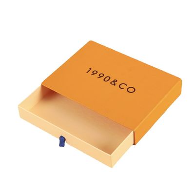 Coated Paper Luxury Slide Drawer Box Jewelry Packing Box with Customer Logo FSC Certified
