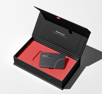 Custom Logo Grey Board Magnetic Box with Magnetic Closure and EVA Insert TUV Verified