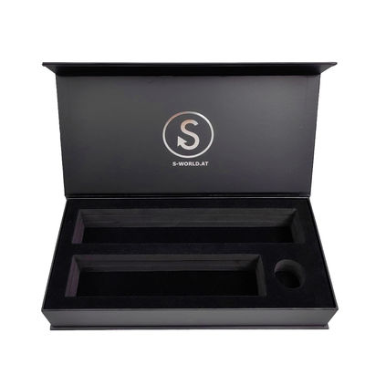 Custom Logo Grey Board Magnetic Box with Magnetic Closure and EVA Insert TUV Verified