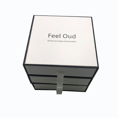 Recycle Sliding Style Cardboard Paper Packaging Gift Drawer Box with Matt Lamination