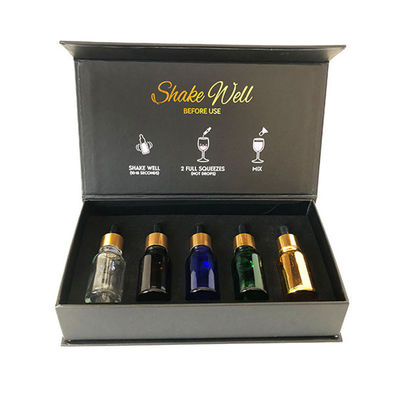 Cosmetic Rigid Cardboard Display Box Magnetic Essential Oil Gift Box Packaging