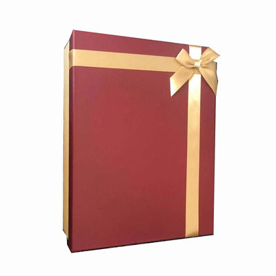 Recyclable CMYK/PANTONE Printing Red Magnetic Box Gift Set for End Luxury Packaging