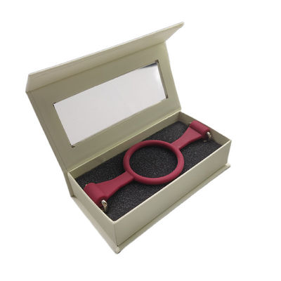 Magnetic Holographic Effect Blush Packaging Lash Box with Window Custom Logo HOLO