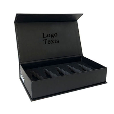 Paperboard Black Matt Luxury Honey Packaging Gift Set Personalized Size Cream Jar Magnetic Rigid Cardboard Box
