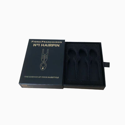 ISO9001 Qualified Matte Black Necklace Boxes for Customized Packaging CMYK/PANTONE