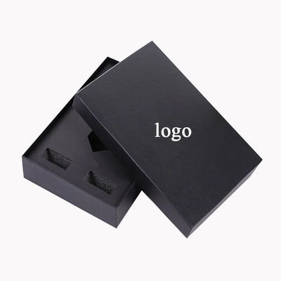 ISO9001 Qualified Matte Black Necklace Boxes for Customized Packaging CMYK/PANTONE