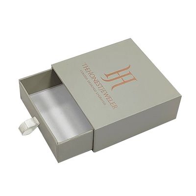 CMYK Small Slide Drawer Box Packaging Sliding Drawer Hard Rustic Paper Jewelry Gift Box