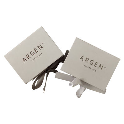 Eco-Friendly Custom Magnetic Flap Cardboard Necklace Packaging with Transparent Window