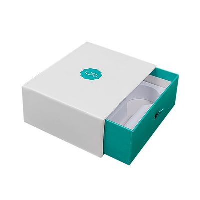 UV Finish Mint and White Rigid Cardboard Ice Globes for Facial Massage Roller Gift Set