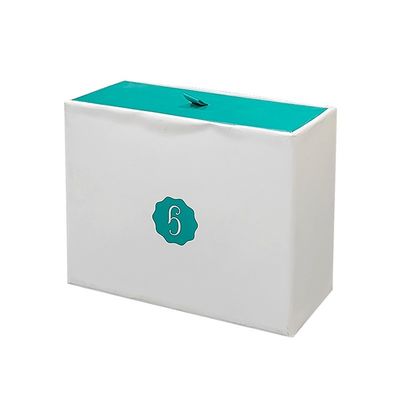 UV Finish Mint and White Rigid Cardboard Ice Globes for Facial Massage Roller Gift Set