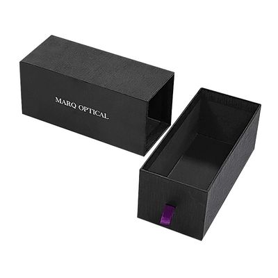 Custom Order Slim Paper Cardboard Drawer Gift Box with Foam Insert and Glossy Lamination