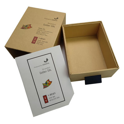 Kraft White Customized Gift Jewelry Packaging Paper Box for Watches and Earrings